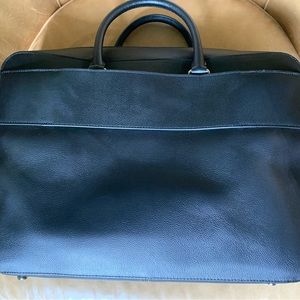 Black Leather Coach Briefcase - New with tags